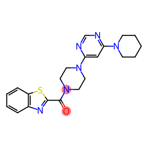 Methanone, 2-benzothiazolyl[4-[6-(1-piperidinyl)-4-pyrimidinyl]-1-piperazinyl]-
