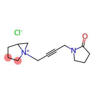 (-)-1-(4-(2-Oxo-1-pyrrolidinyl)-2-butynyl)-1-azoniabicyclo(3.1.0)hexane chloride