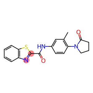 2-Benzothiazolecarboxamide, N-[3-methyl-4-(2-oxo-1-pyrrolidinyl)phenyl]-