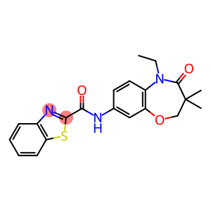 2-Benzothiazolecarboxamide, N-(5-ethyl-2,3,4,5-tetrahydro-3,3-dimethyl-4-oxo-1,5-benzoxazepin-8-yl)-