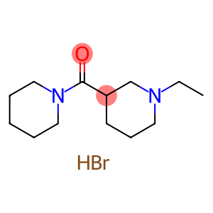 Piperidine, 1-(1-ethylnipecotoyl)-, hydrobromide (7CI,8CI)