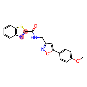 2-Benzothiazolecarboxamide, N-[[5-(4-methoxyphenyl)-3-isoxazolyl]methyl]-