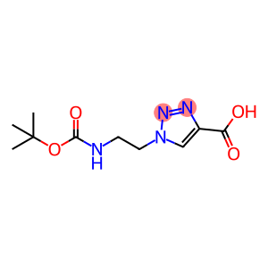 1-(2-{[(叔-丁氧基)羰基]氨基}乙基)-1H-1,2,3-三唑-4-羧酸