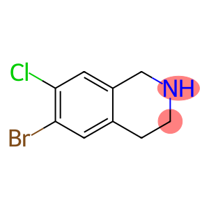 Isoquinoline, 6-bromo-7-chloro-1,2,3,4-tetrahydro-