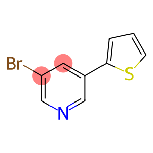 3-Bromo-5-(2-thienyl)pyridine
