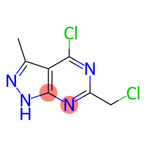 4-Chloro-6-(chloromethyl)-3-methyl-1H-pyrazolo[3,4-d]pyrimidine