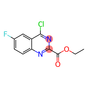 2-Quinazolinecarboxylic acid, 4-chloro-6-fluoro-, ethyl ester