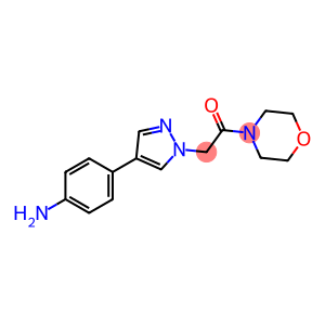 Ethanone, 2-[4-(4-aminophenyl)-1H-pyrazol-1-yl]-1-(4-morpholinyl)-