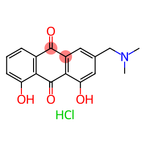 9,10-Anthracenedione, 3-[(dimethylamino)methyl]-1,8-dihydroxy-, hydrochloride (1:1)