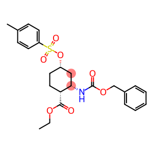 (1R*,2S*,4S*)-2-Benzyloxycarbonylamino-4-(toluene-4-sulfonyloxy)-cyclohexanecarboxylic acid ethyl ester