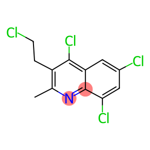 4,6,8-trichloro-3-(2-chloroethyl)-2-methylquinoline