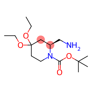 TERT-BUTYL (2S)-4,4-DIETHOXY-2-(AMINOMETHYL)PIPERIDINE-1-CARBOXYLATE