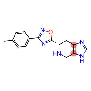 3H-Imidazo[4,5-c]pyridine, 4,5,6,7-tetrahydro-6-[3-(4-methylphenyl)-1,2,4-oxadiazol-5-yl]-, (6S)-