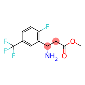 METHYL (3S)-3-AMINO-3-[2-FLUORO-5-(TRIFLUOROMETHYL)PHENYL]PROPANOATE