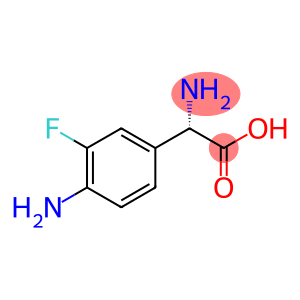 Benzeneacetic acid, α,4-diamino-3-fluoro-, (αS)-