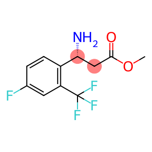 METHYL (3R)-3-AMINO-3-[4-FLUORO-2-(TRIFLUOROMETHYL)PHENYL]PROPANOATE