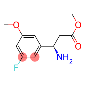 Benzenepropanoic acid, β-amino-3-fluoro-5-methoxy-, methyl ester, (βR)-