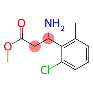 METHYL (3S)-3-AMINO-3-(6-CHLORO-2-METHYLPHENYL)PROPANOATE