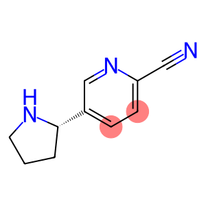 5-((2S)PYRROLIDIN-2-YL)PYRIDINE-2-CARBONITRILE