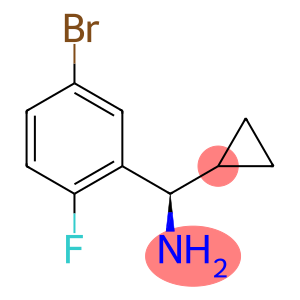 Benzenemethanamine, 5-bromo-α-cyclopropyl-2-fluoro-, (αR)-