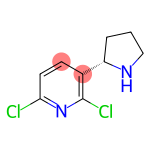 3-((2S)PYRROLIDIN-2-YL)-2,6-DICHLOROPYRIDINE