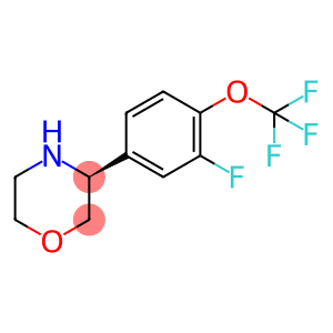 (3S)-3-[3-FLUORO-4-(TRIFLUOROMETHOXY)PHENYL]MORPHOLINE