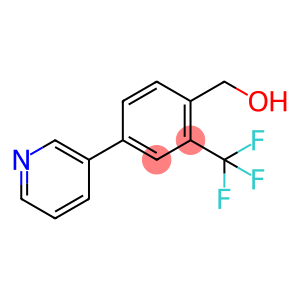 (4-(Pyridin-3-yl)-2-(trifluoromethyl)phenyl)methanol