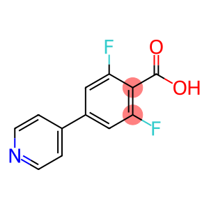 2,6-Difluoro-4-(4-pyridyl)benzoic acid