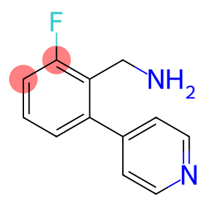 (2-Fluoro-6-(pyridin-4-yl)phenyl)methanamine