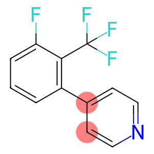 Pyridine, 4-[3-fluoro-2-(trifluoromethyl)phenyl]-