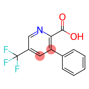 3-苯基-5-(三氟甲基)吡啶-2-甲酸