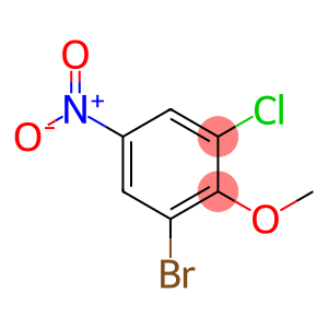 1-Bromo-3-chloro-2-methoxy-5-nitrobenzene