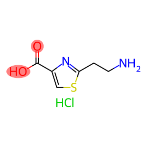 4-Thiazolecarboxylic acid, 2-(2-aminoethyl)-, hydrochloride (1:2)