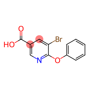 3-Pyridinecarboxylic acid, 5-bromo-6-phenoxy-