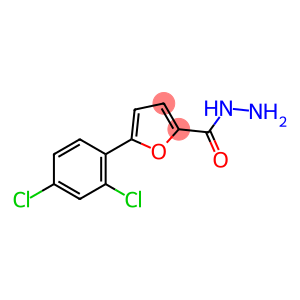 2-Furancarboxylic acid, 5-(2,4-dichlorophenyl)-, hydrazide