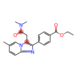 4-[3-[2-(DiMethylaMino)-2-oxoethyl]-6-MethyliMidazo[1,2-a]pyridin-2-yl]benzoic Acid Ethyl Ester-d6