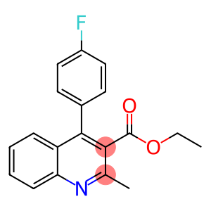 Ethyl 4-(4-fluorophenyl)-2-methylquinoline-3-carboxylate