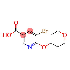 5-bromo-6-(tetrahydro-2h-pyran-4-yloxy)nicotinic acid