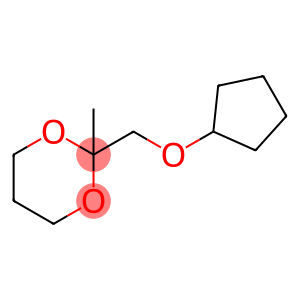 1,3-Dioxane,2-[(cyclopentyloxy)methyl]-2-methyl-(9CI)