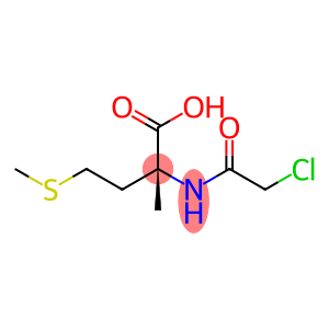 Isovaline,  N-(chloroacetyl)-4-(methylthio)-  (9CI)