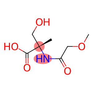 Serine,  N-(methoxyacetyl)-2-methyl-  (9CI)