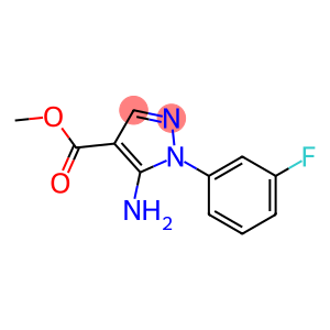 methyl 5-amino-1-(3-fluorophenyl)-1H-pyrazole-4-carboxylate