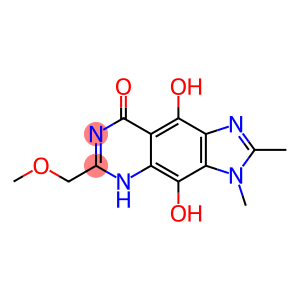 8H-Imidazo[4,5-g]quinazolin-8-one,  3,5-dihydro-4,9-dihydroxy-6-(methoxymethyl)-2,3-dimethyl-  (9CI)