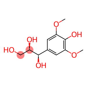 1,2,3-Propanetriol,1-(4-hydroxy-3,5-dimethoxyphenyl)-, (1R,2R)-rel-