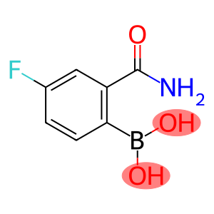 (2-Carbamoyl-4-fluorophenyl)boronic acid