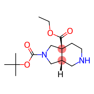 (3AR,7AS)-2-TERT-BUTYL 7A-ETHYL HEXAHYDRO-1H-PYRROLO[3,4-C]PYRIDINE-2,7A(3H)-DICARBOXYLATE