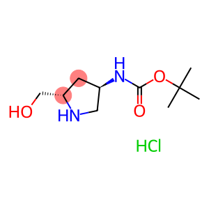 tert-Butyl ((3R,5S)-5-(hydroxymethyl)pyrrolidin-3-yl)carbamate hydrochloride