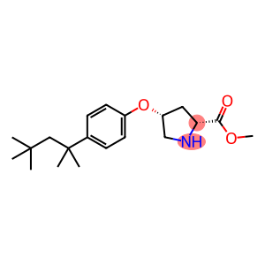 METHYL (2S,4S)-4-[4-(1,1,3,3-TETRAMETHYLBUTYL)-PHENOXY]-2-PYRROLIDINECARBOXYLATE