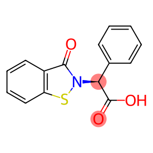 (2S)-(3-Oxo-1,2-benzisothiazol-2(3H)-yl)(phenyl)-acetic acid