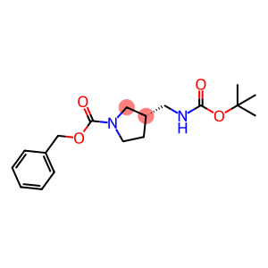 (S)-N-CBZ-3-N-BOC-氨甲基吡咯烷